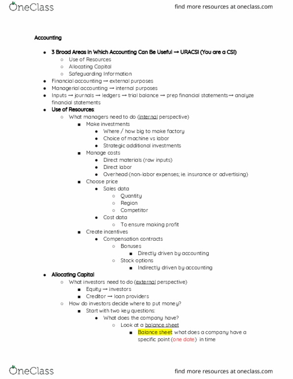 SMG SM 131 Lecture Notes - Lecture 3: Kpmg, Private Equity, Financial Statement thumbnail