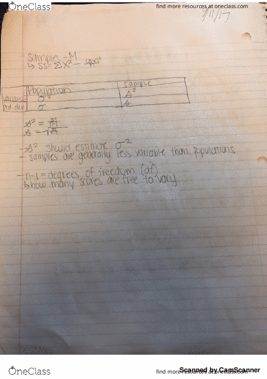 PSYC 301 Lecture 6: Variance & standard deviat thumbnail