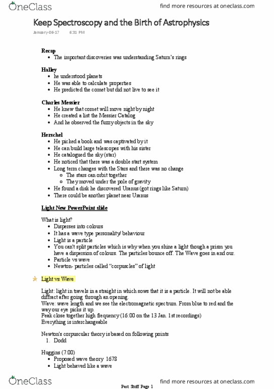 NATS 1745 Lecture Notes - Lecture 18: Roygbiv, Silver Chloride, Nanometre thumbnail