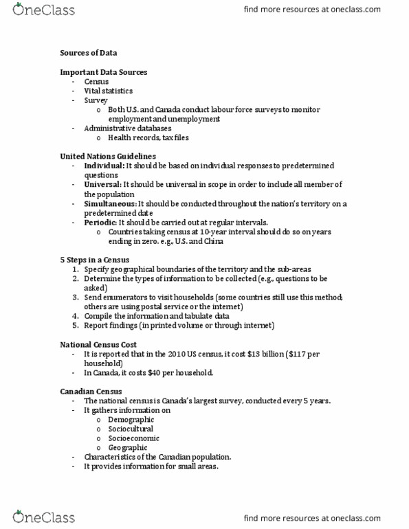 GEO 231 Lecture Notes - Lecture 2: Postal Codes In Canada, Secondary School, Higher Education thumbnail