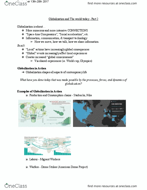 GLOBALZN 1A03 Lecture Notes - Lecture 2: Ecojustice Canada, Tobin Tax, Cultural Conservatism thumbnail