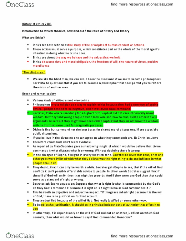 PHIL 2101 Lecture Notes - Lecture 2: Vehicle Identification Number, Eudaimonia, Cardinal Virtues thumbnail