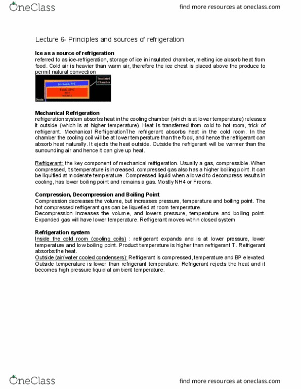 FDSC 310 Lecture Notes - Lecture 6: Temperature Measurement, Dehumidifier, Thermoelectric Cooling thumbnail