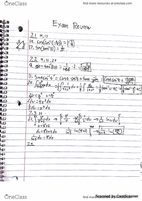 MATH 166 Lecture 6: Calc 2 Exam 1 Review thumbnail