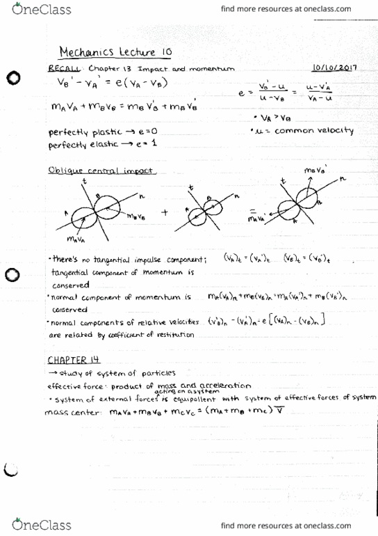 MCG 2108 Lecture Notes - Lecture 10: Particle System thumbnail