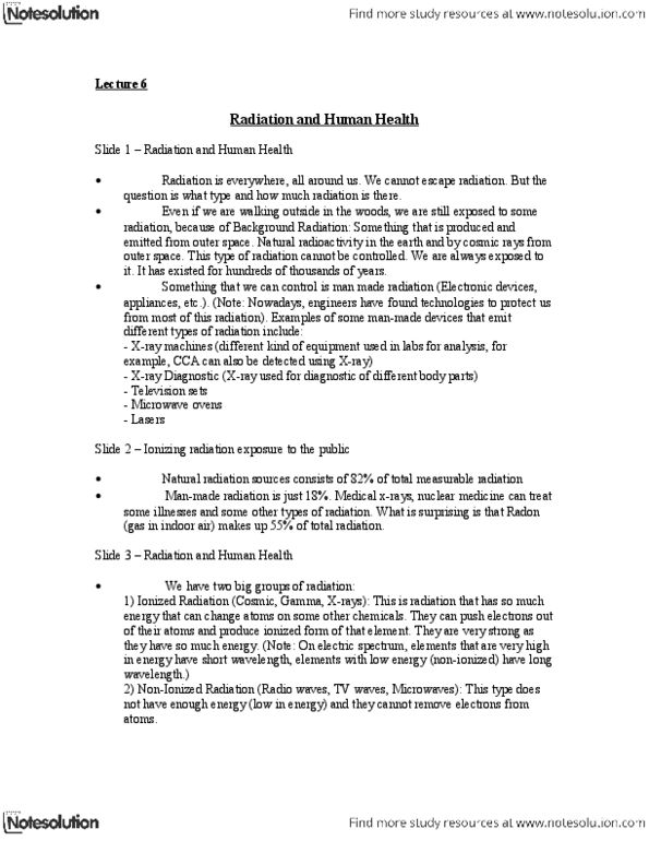 ENVS 4012 Lecture Notes - Lecture 6: Isotopes Of Iron, X-Ray, Thyroid thumbnail