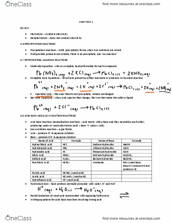 CHM 2045 Chapter Notes - Chapter 4-6: Barometer, Potential Energy, Thermodynamics thumbnail