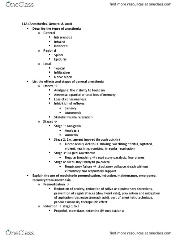 BIOLOGY 445 Lecture Notes - Lecture 11: Constipation, Pramlintide, Cholinergic thumbnail