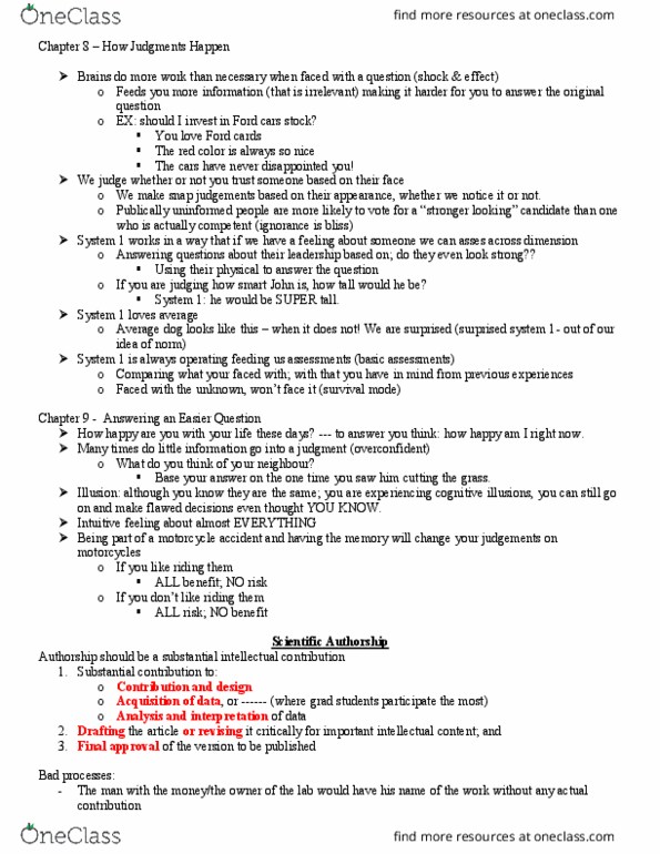 BIOM 3210 Lecture Notes - Lecture 11: Academic Authorship, Revised Version, Red Color thumbnail