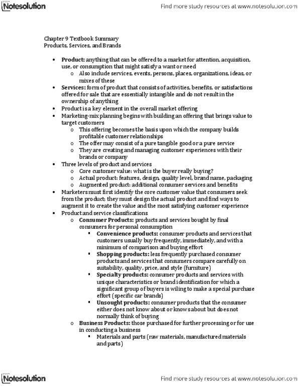 Management and Organizational Studies 2320A/B Chapter 9: Chapter 9 Textbook Summary.docx thumbnail