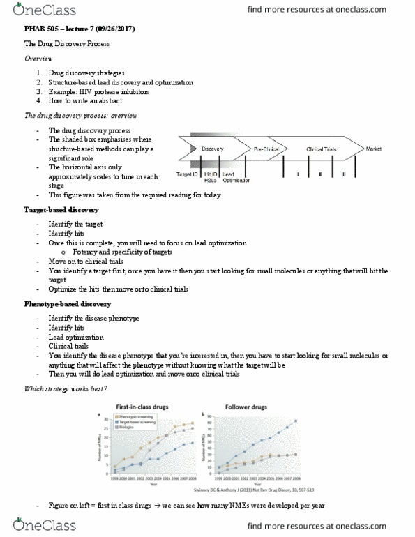 PHAR 505 Lecture Notes - Lecture 7: Hydrogen Bond, Fluorophore, Escherichia Coli thumbnail
