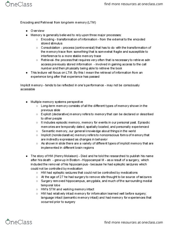 PSYC 3265 Lecture Notes - Lecture 6: Frontal Lobe, Word Stem, Temporal Lobe thumbnail