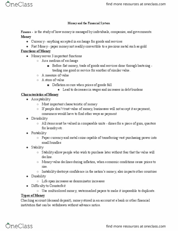 BUSN 70 Chapter Notes - Chapter 15: Individual Retirement Account, Debit Card, Primary Market thumbnail