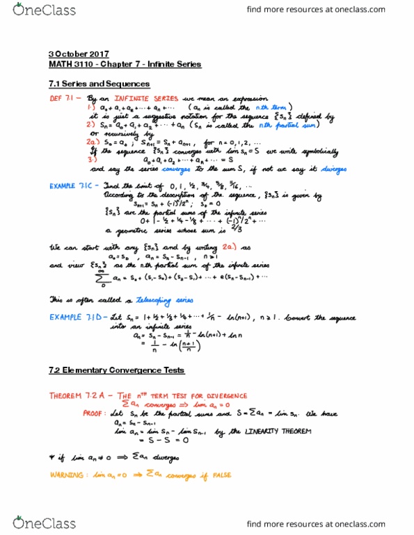 MATH 3110 Chapter 7: MATH 3110 Chapter 07 thumbnail