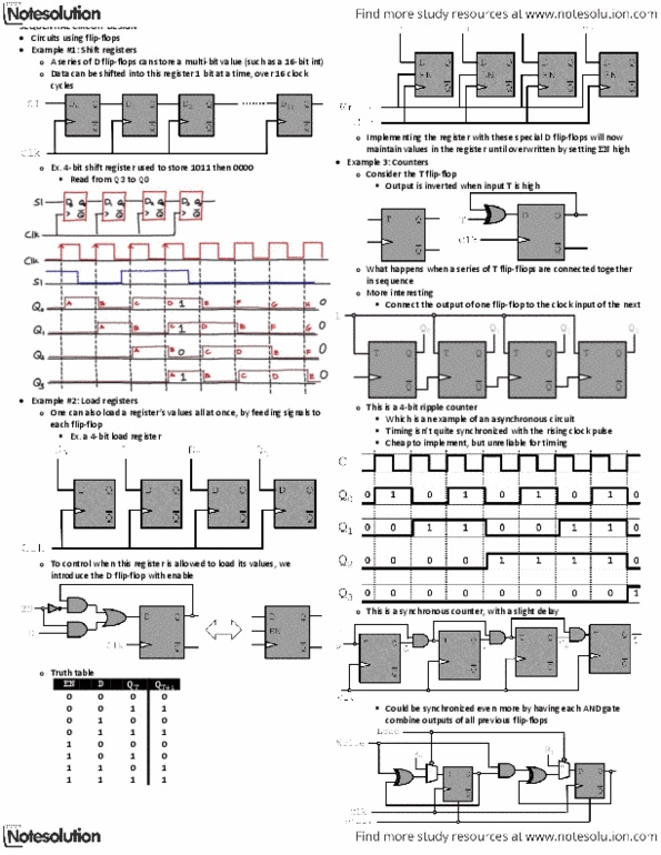 CSC258H1 Lecture Notes - Asynchronous Circuit, Shift Register, Sequential Circuits thumbnail