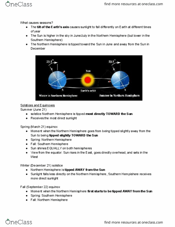 AST101H1 Lecture Notes - Lecture 5: Northern Hemisphere, Lunar Eclipse thumbnail