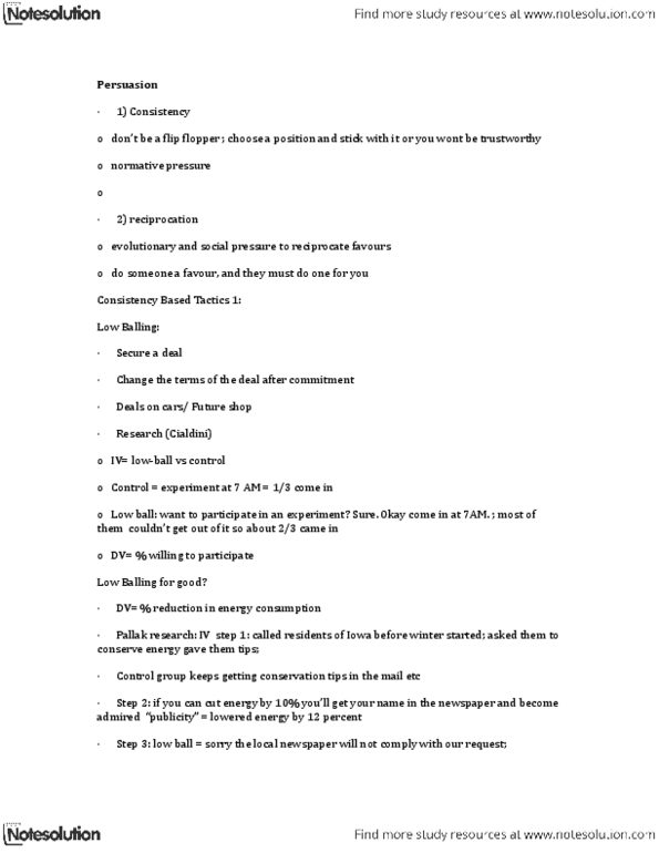 PSYCH 2C03 Lecture Notes - The Control Group, Future Shop, Field Experiment thumbnail