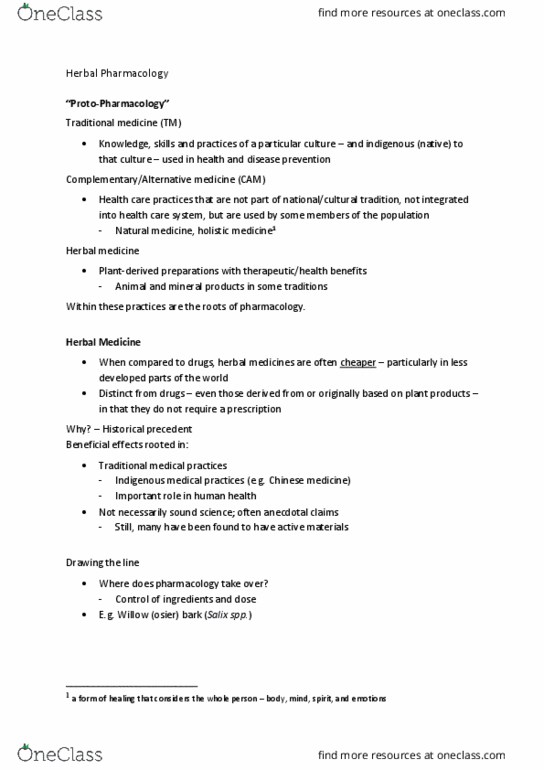 PCTH 201 Lecture Notes - Lecture 10: Drug Metabolism, Pain Management, Sciatica thumbnail