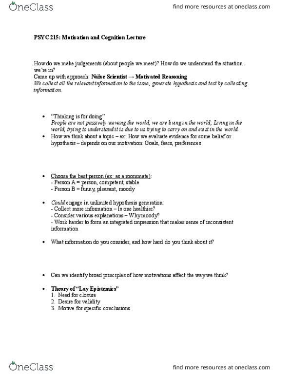 PSYC 215 Lecture Notes - Lecture 5: Long S, List Of Countries By Intentional Homicide Rate, Sephardi Jews thumbnail