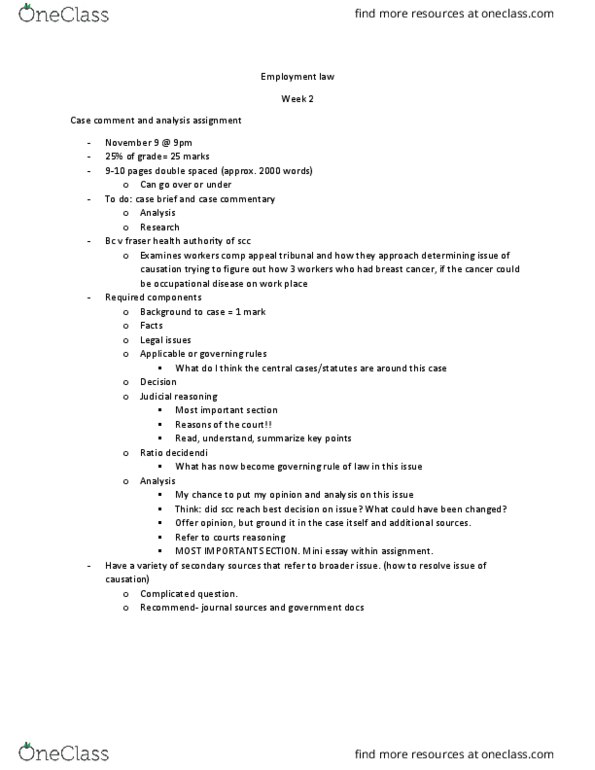 LAWS 3401 Lecture Notes - Lecture 2: Chartered Accountant, Condition Precedent, Skilled Worker thumbnail
