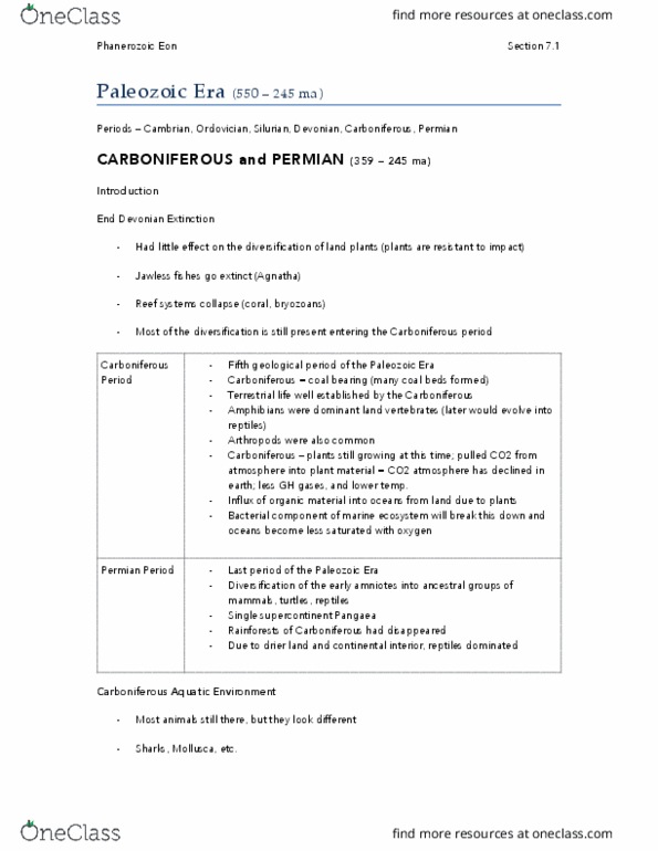 BIO 1130 Lecture Notes - Lecture 3: Fetus, Green Algae, Archean thumbnail