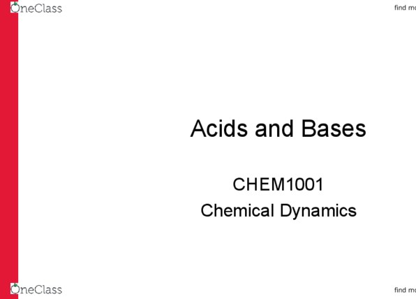 BIOL101 Lecture Notes - Lecture 14: Sodium Hydroxide, Ion, Acid Strength thumbnail