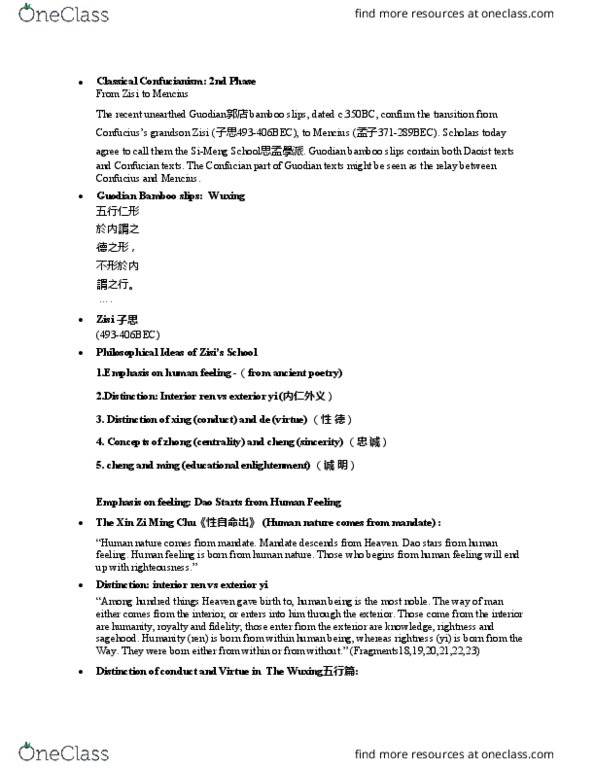 PHL237H1 Lecture Notes - Lecture 3: King Wen Of Zhou, Citta, Ion thumbnail