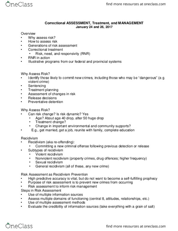 PSY 230 Lecture Notes - Lecture 4: Psychopathy, International Classification Of Health Interventions, Personal Distress thumbnail