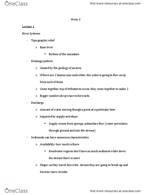 GEOG 3000 Lecture Notes - Lecture 3: Laminar Flow, Multiview Orthographic Projection, Heat Capacity thumbnail