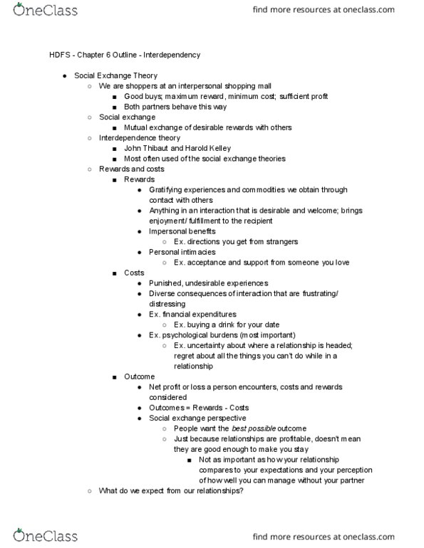 HDFS 1060 Chapter Notes - Chapter 6: John Gottman, Net Profit, Judson Mills thumbnail