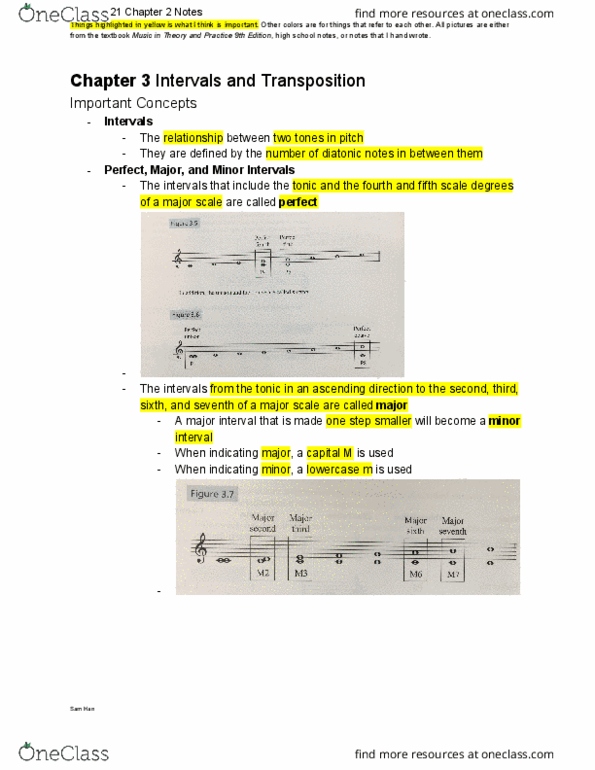 MUSC 121 Chapter Notes - Chapter 3: Tritone, Just Intonation, Pythagorean Tuning thumbnail