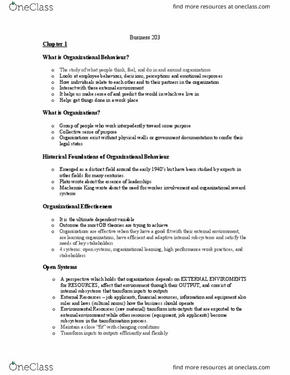 BUS 272 Lecture Notes - Lecture 1: Human Capital, Virtual Work, Dependent And Independent Variables thumbnail