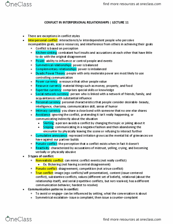 COMM 1500 Lecture Notes - Lecture 11: Social Network thumbnail