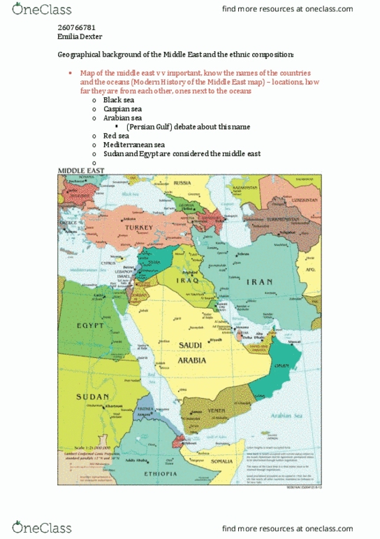 HIST 240 Lecture 1: Geographical background of the Middle East and the ethnic composition thumbnail