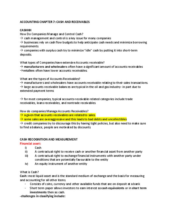 ADM 2342 Chapter 7: Accounting Chapter 7 thumbnail