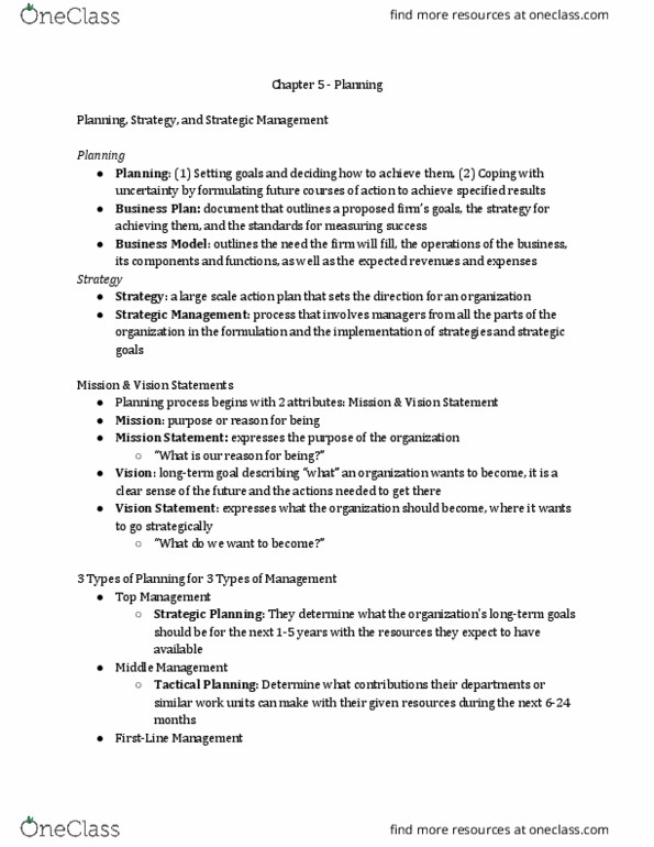 MGT-2010 Lecture Notes - Lecture 5: Performance Appraisal, Firstline thumbnail