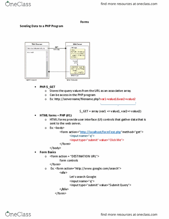 EECS 1012 Lecture Notes - Lecture 5: Radio Button, Associative Array, Hypertext Transfer Protocol thumbnail