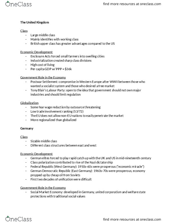 PSC 1001 Chapter Notes - Chapter 2: Conditional Cash Transfer, East Germany, Regional Integration thumbnail