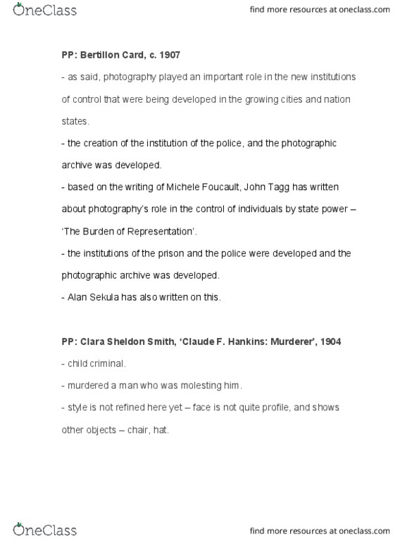 ECN 340 Lecture Notes - Lecture 2: Alphonse Bertillon, Paparazzi thumbnail