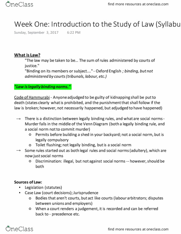 DCC 2117 Lecture Notes - Lecture 1: Venn Diagram, Norm (Social), Law School Admission Test thumbnail