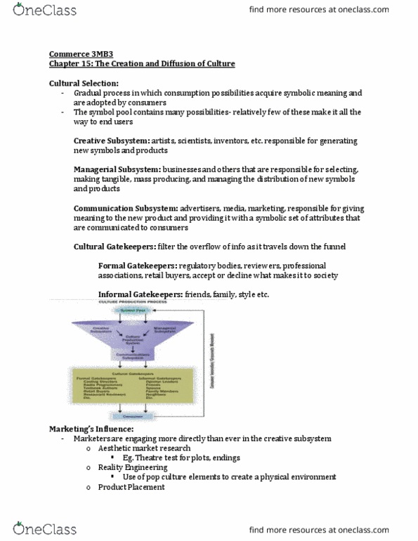 COMMERCE 3MB3 Chapter Notes - Chapter 15: Usability, Americanization, Roland Barthes thumbnail