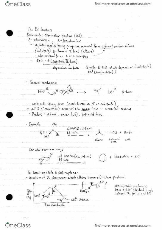 CHEM 233 Chapter Notes - Chapter 16: Elimination Reaction, Sodium Bromide, Apache Hbase thumbnail