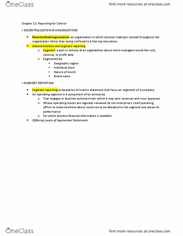 AFM102 Chapter Notes - Chapter 11: International Financial Reporting Standards, Transfer Pricing, Fixed Cost thumbnail