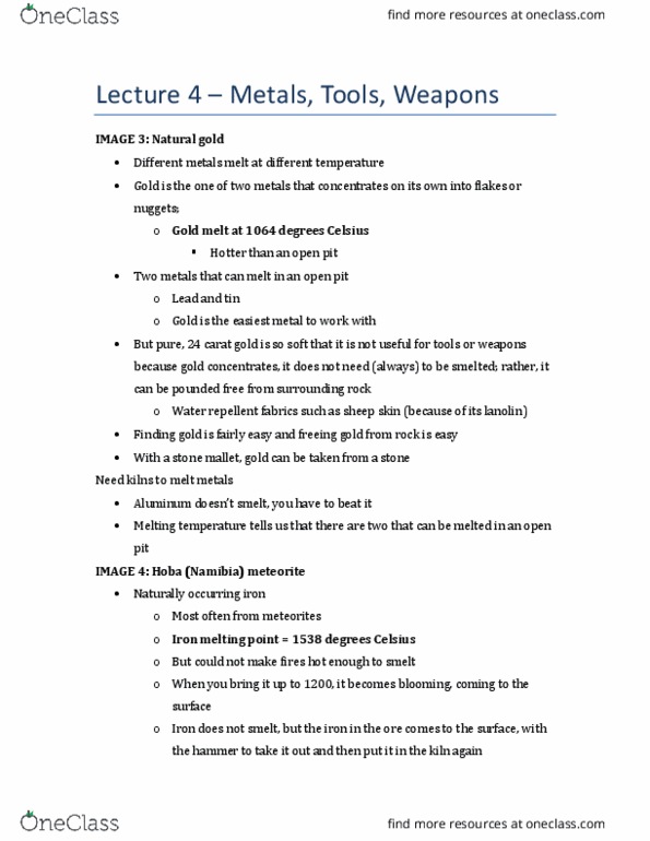 CLCV 2305 Lecture 4: Lecture 4 – Metals thumbnail