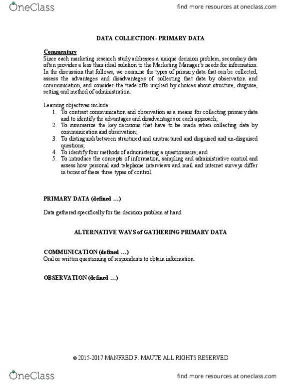 ADMS 4260 Lecture Notes - Lecture 2: Maute Group, Interactive Voice Response, Electrocardiography thumbnail