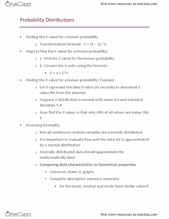 BUEC 232 Lecture Notes - Lecture 10: Probability Plot, Interquartile Range, Probability Distribution thumbnail