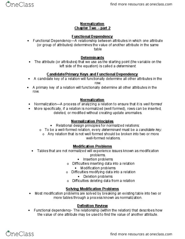 B ITM 330 Lecture 3: Chapter 2b notes thumbnail