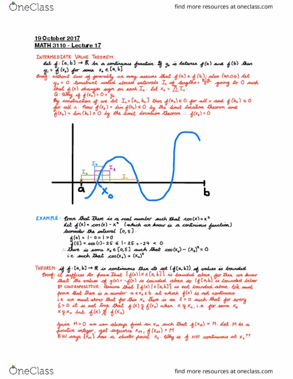 MATH 3110 Lecture 17: MATH 3110 Lecture 17 - 19 October 2017 thumbnail