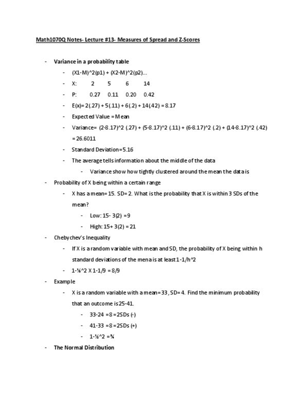 MATH 1070Q Lecture 13: Lecture #13 thumbnail