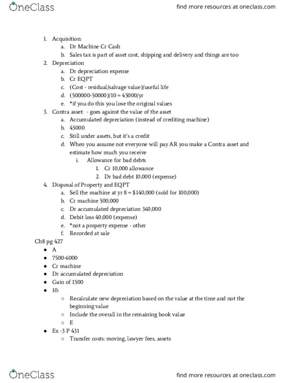 ACCT1021 Lecture Notes - Lecture 16: Cash Cash, Cash Flow, Sales Tax thumbnail